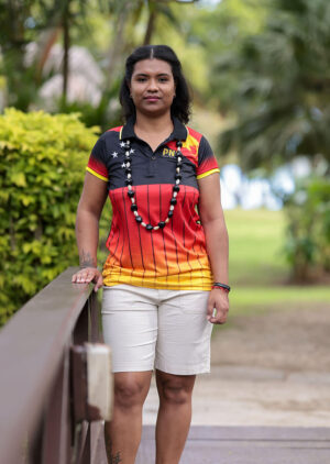 Ladies 50th Sublimation Polo - Mask