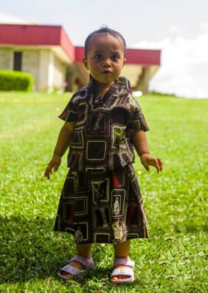 Girls Dress Kundu Pot